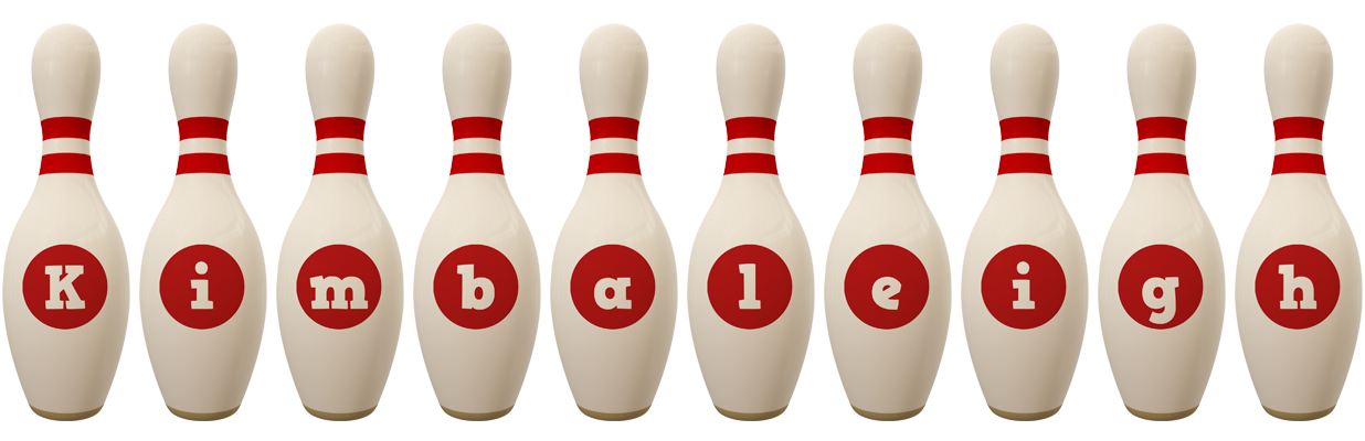 Kimbaleigh bowling-pin logo