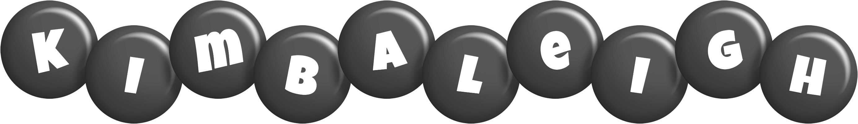 Kimbaleigh candy-black logo