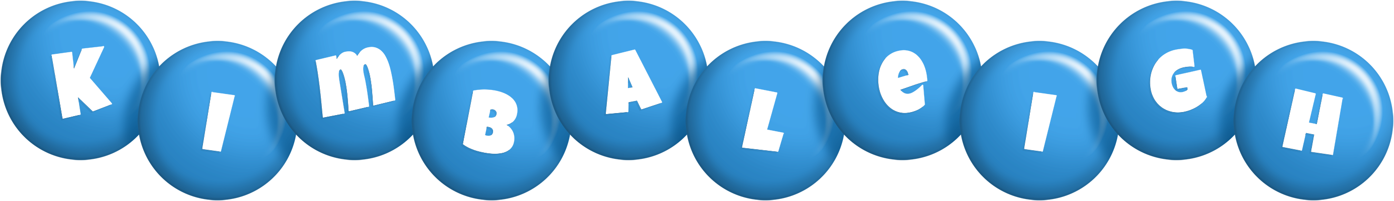 Kimbaleigh candy-blue logo