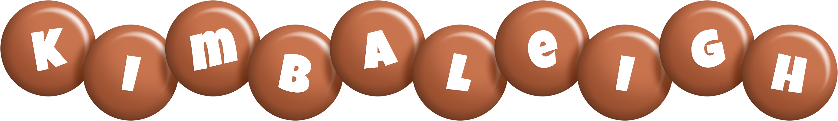 Kimbaleigh candy-brown logo
