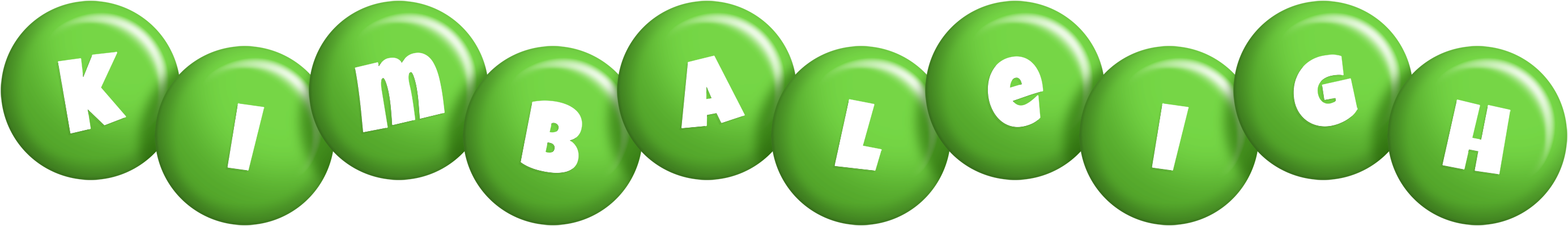 Kimbaleigh candy-green logo