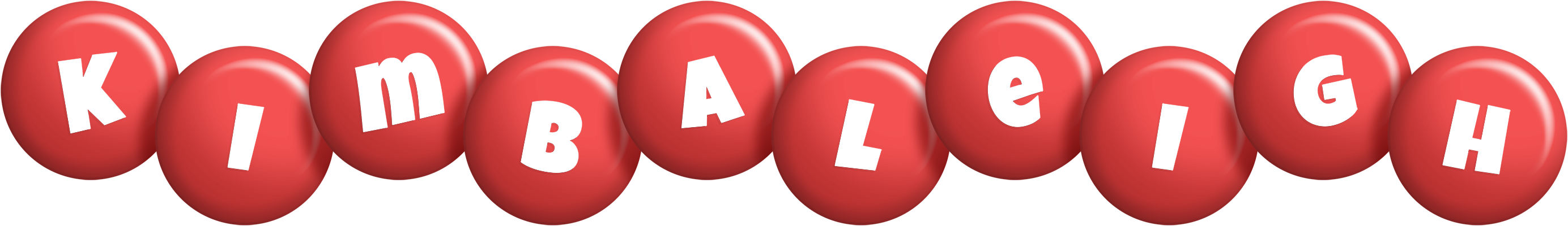 Kimbaleigh candy-red logo