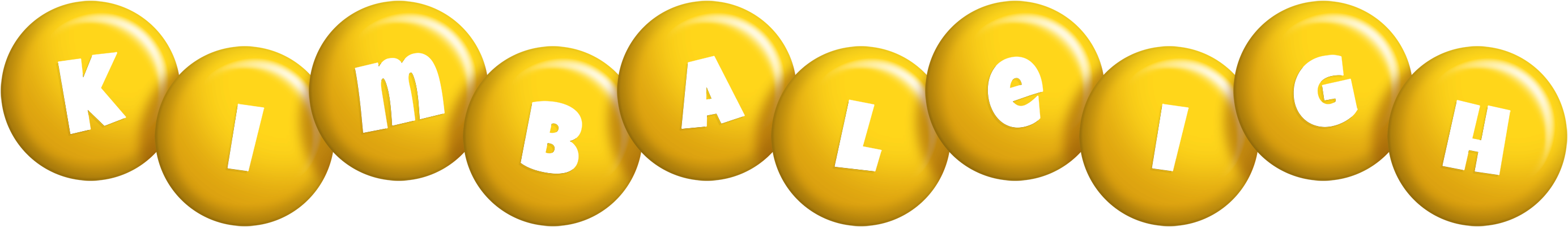 Kimbaleigh candy-yellow logo