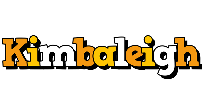 Kimbaleigh cartoon logo