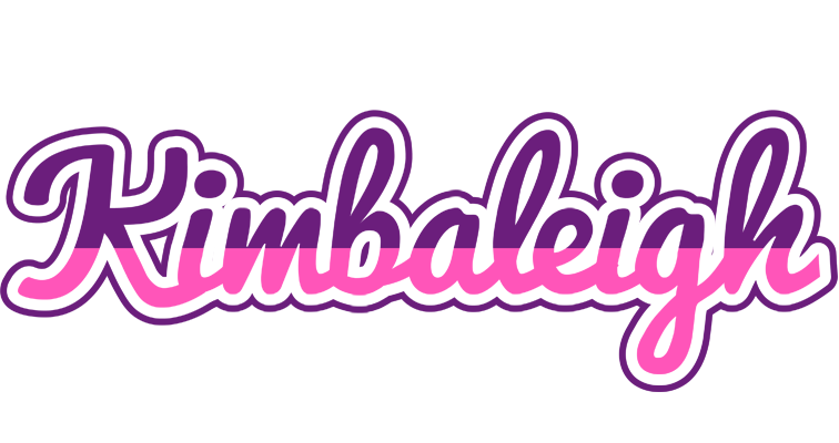 Kimbaleigh cheerful logo