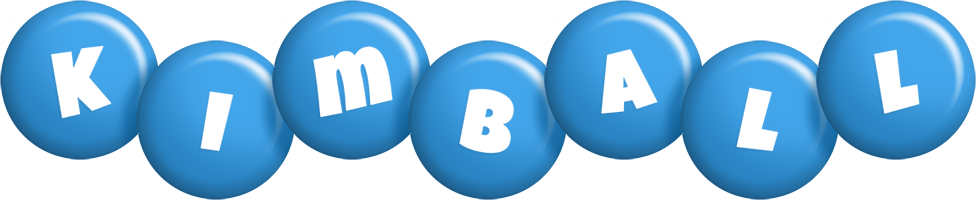 Kimball candy-blue logo