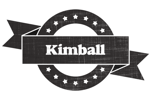 Kimball grunge logo