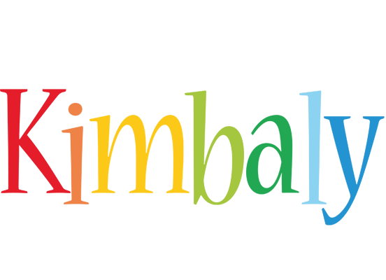 Kimbaly birthday logo