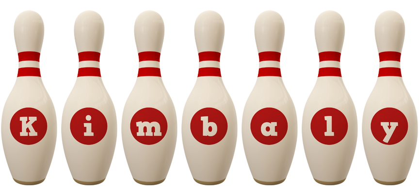 Kimbaly bowling-pin logo