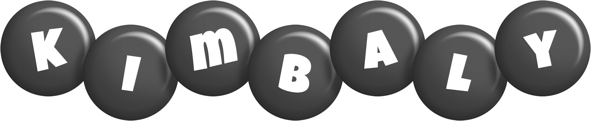 Kimbaly candy-black logo