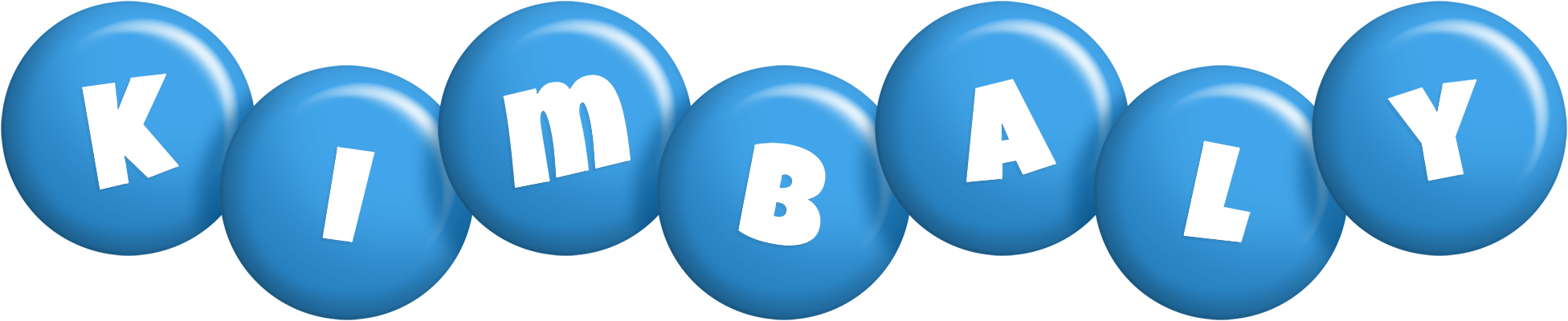 Kimbaly candy-blue logo