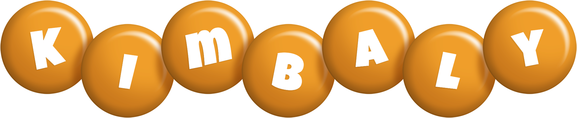 Kimbaly candy-orange logo
