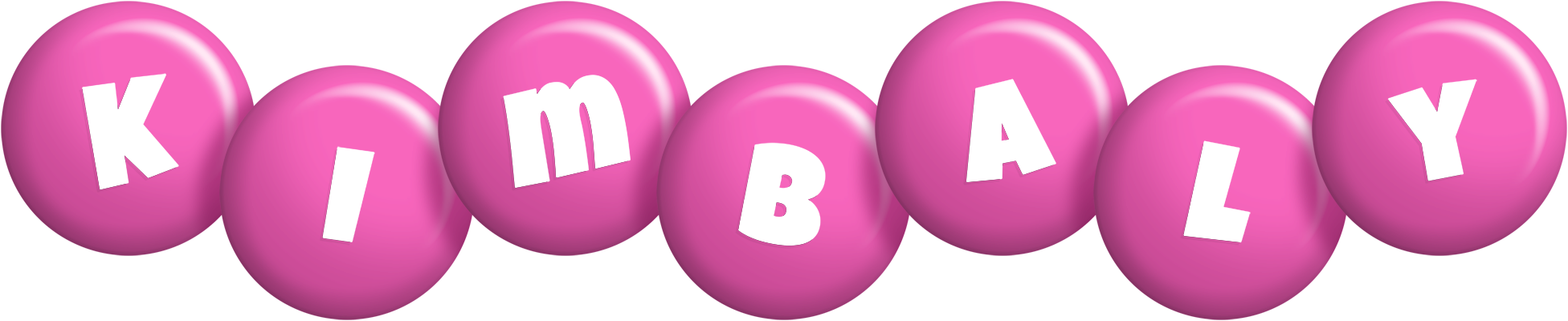 Kimbaly candy-pink logo