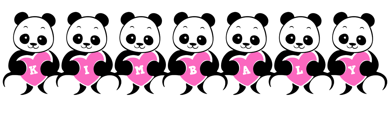 Kimbaly love-panda logo