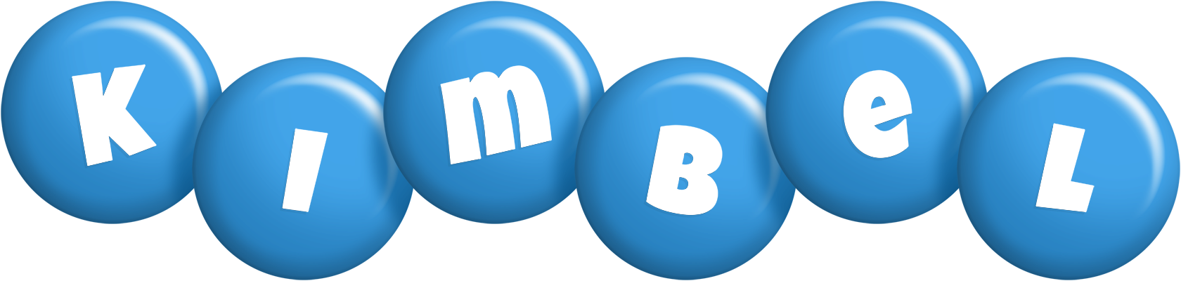 Kimbel candy-blue logo