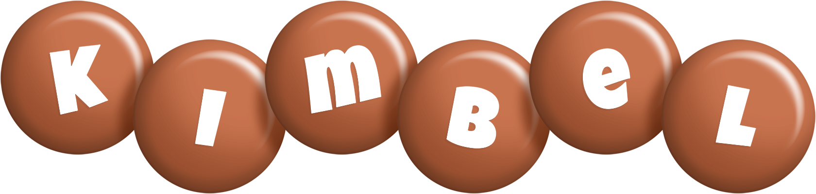 Kimbel candy-brown logo