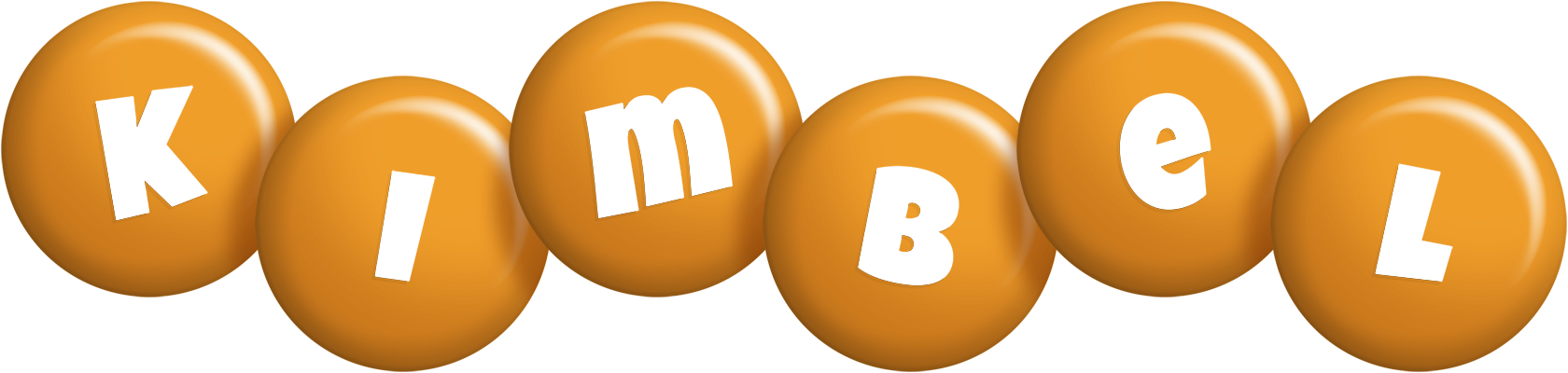 Kimbel candy-orange logo