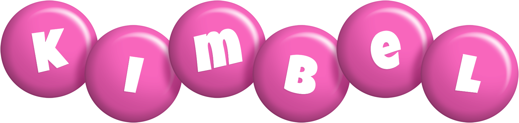 Kimbel candy-pink logo