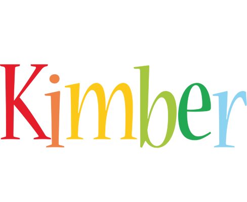 Kimber birthday logo