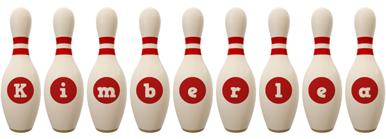 Kimberlea bowling-pin logo