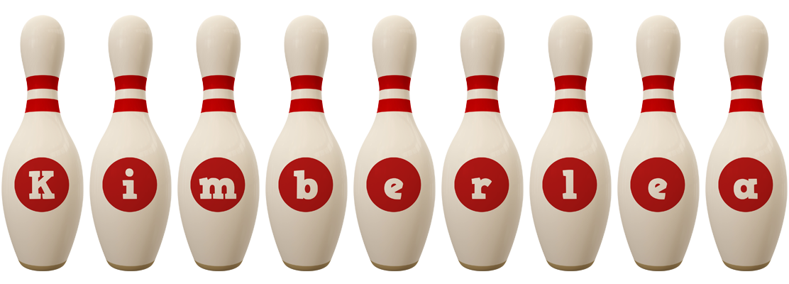 Kimberlea bowling-pin logo