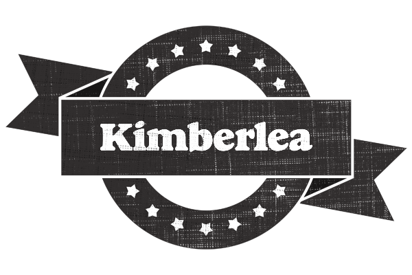 Kimberlea grunge logo