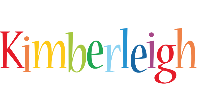 Kimberleigh birthday logo
