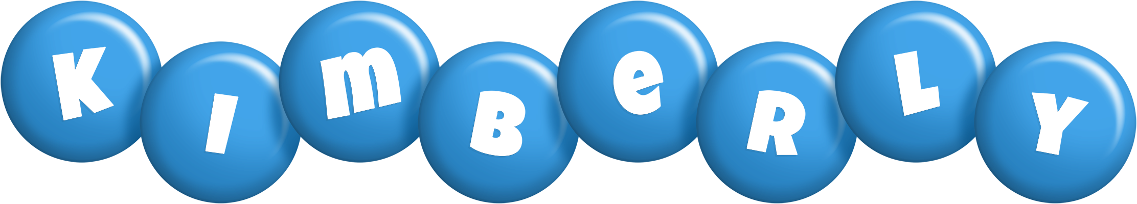 Kimberly candy-blue logo