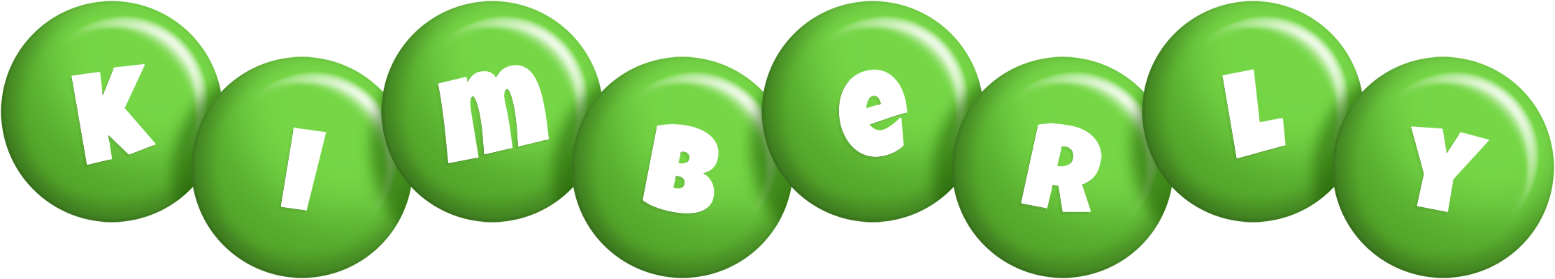 Kimberly candy-green logo