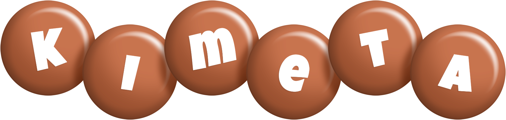 Kimeta candy-brown logo
