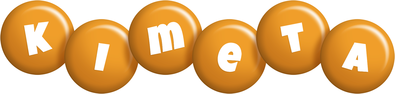Kimeta candy-orange logo