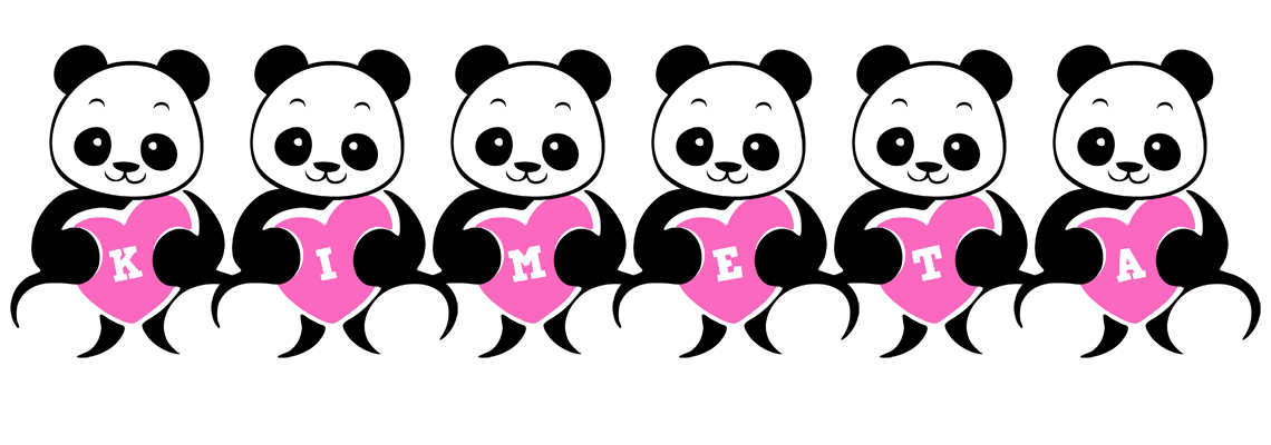 Kimeta love-panda logo