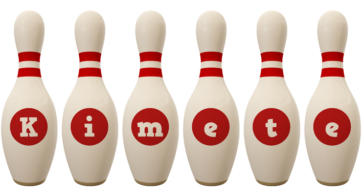Kimete bowling-pin logo