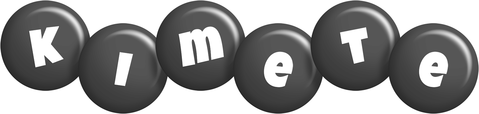 Kimete candy-black logo