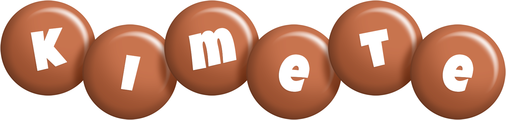 Kimete candy-brown logo