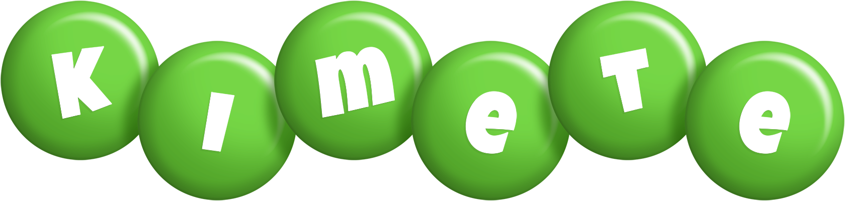Kimete candy-green logo