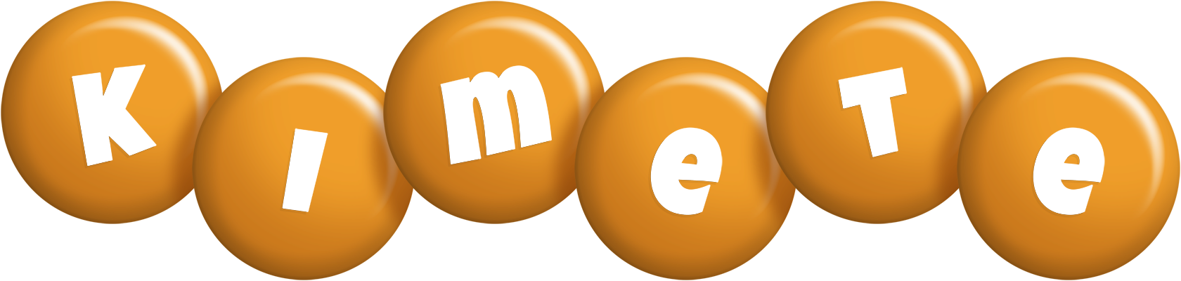 Kimete candy-orange logo