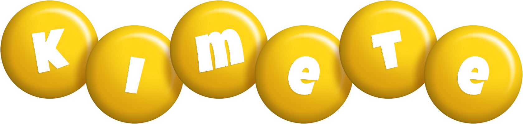 Kimete candy-yellow logo