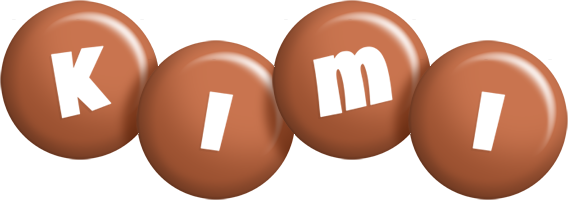 Kimi candy-brown logo