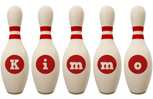 Kimmo bowling-pin logo