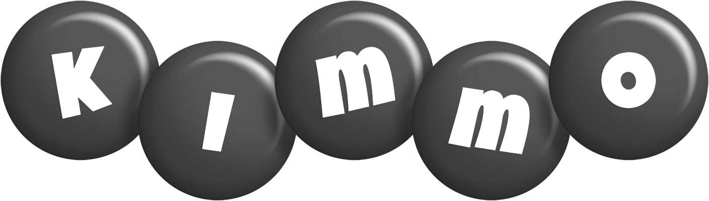 Kimmo candy-black logo