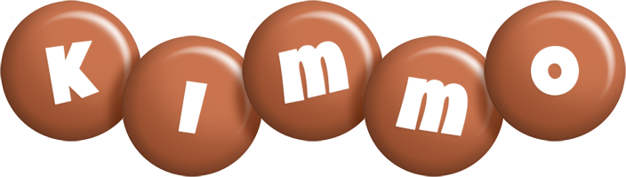 Kimmo candy-brown logo