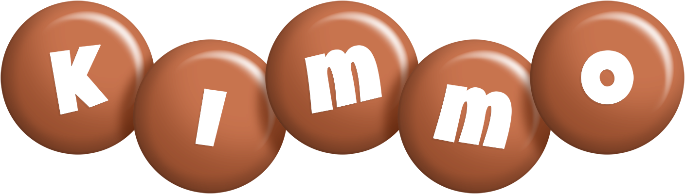 Kimmo candy-brown logo