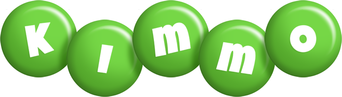 Kimmo candy-green logo