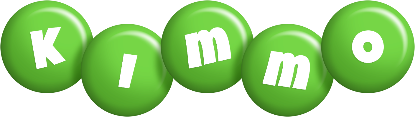 Kimmo candy-green logo
