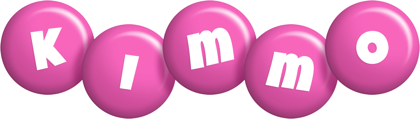 Kimmo candy-pink logo