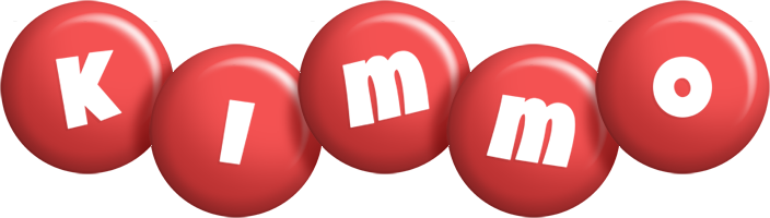 Kimmo candy-red logo