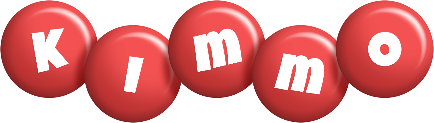 Kimmo candy-red logo