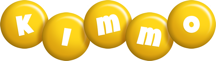 Kimmo candy-yellow logo