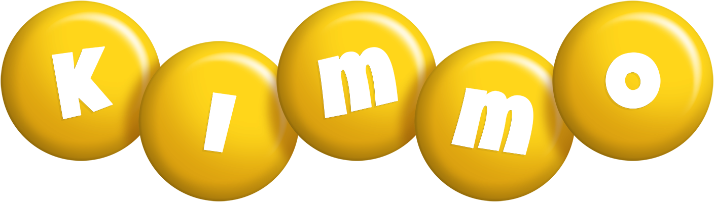 Kimmo candy-yellow logo